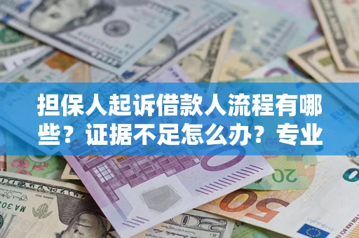 济南担保人起诉借款人流程有哪些？证据不足怎么办？专业律师解答