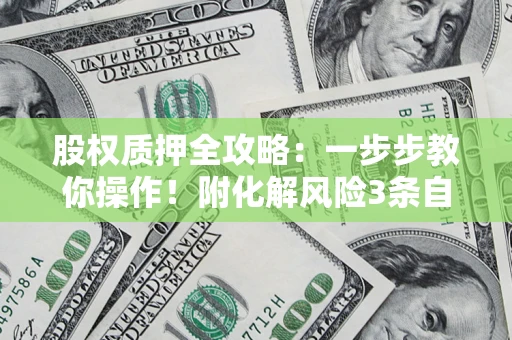 济南股权质押全攻略：一步步教你操作！附化解风险3条自救法则