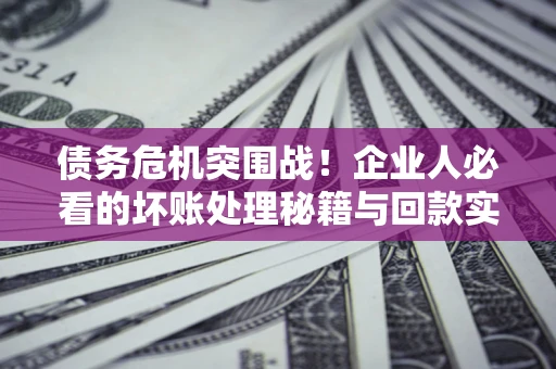 济南债务危机突围战！企业人必看的坏账处理秘籍与回款实战指南